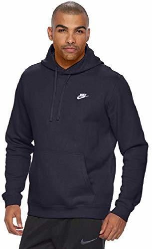 Nike M NSW Hoodie PO FLC Club Sudadera con Capucha, Hombre, Azul