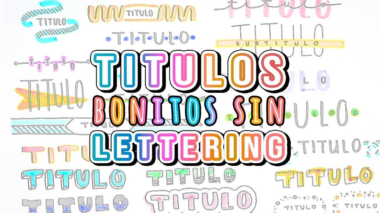 Moda Titulos sin lettering ✨