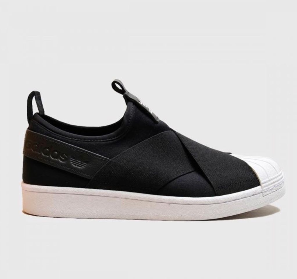 Fashion Tênis Adidas Super Star Slip On Feminino Preto