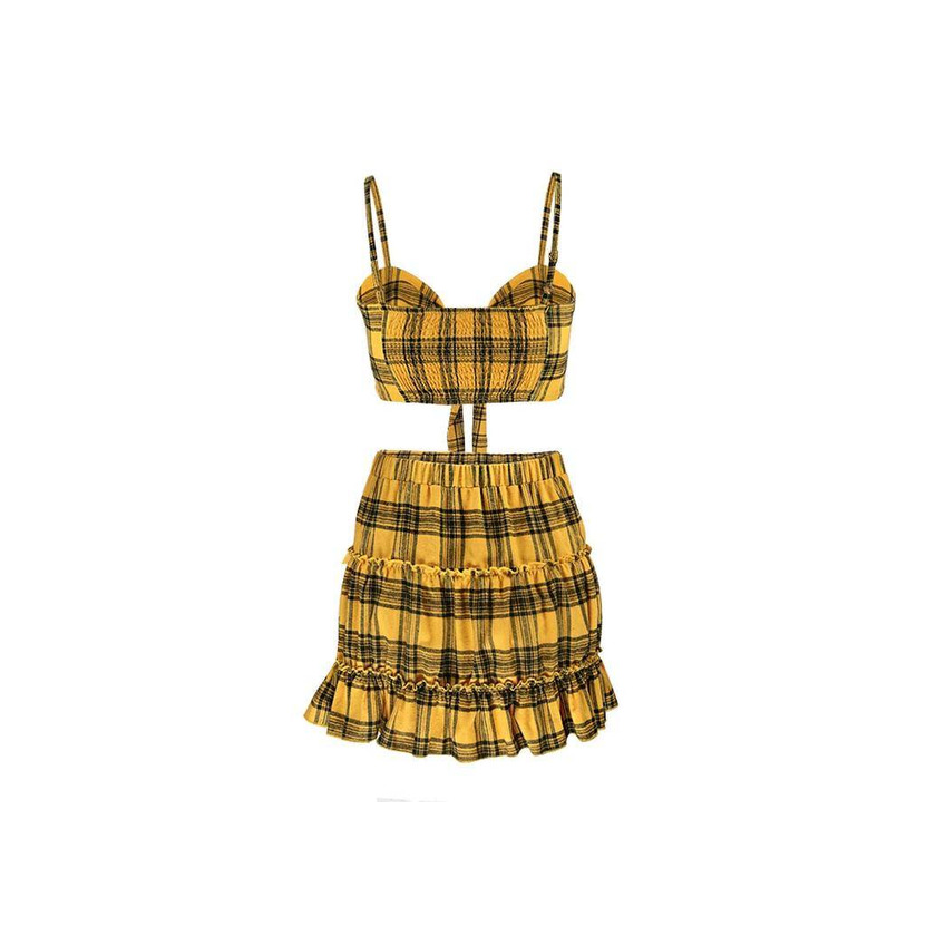Social Summer plaid set