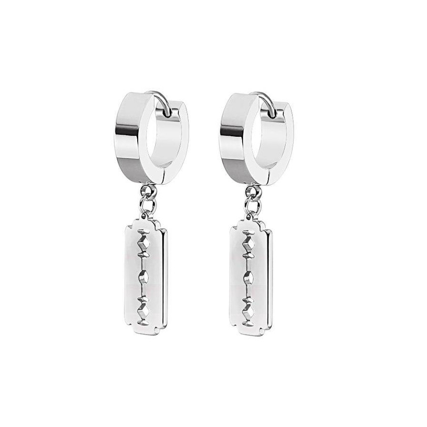 Social Razor blade earrings