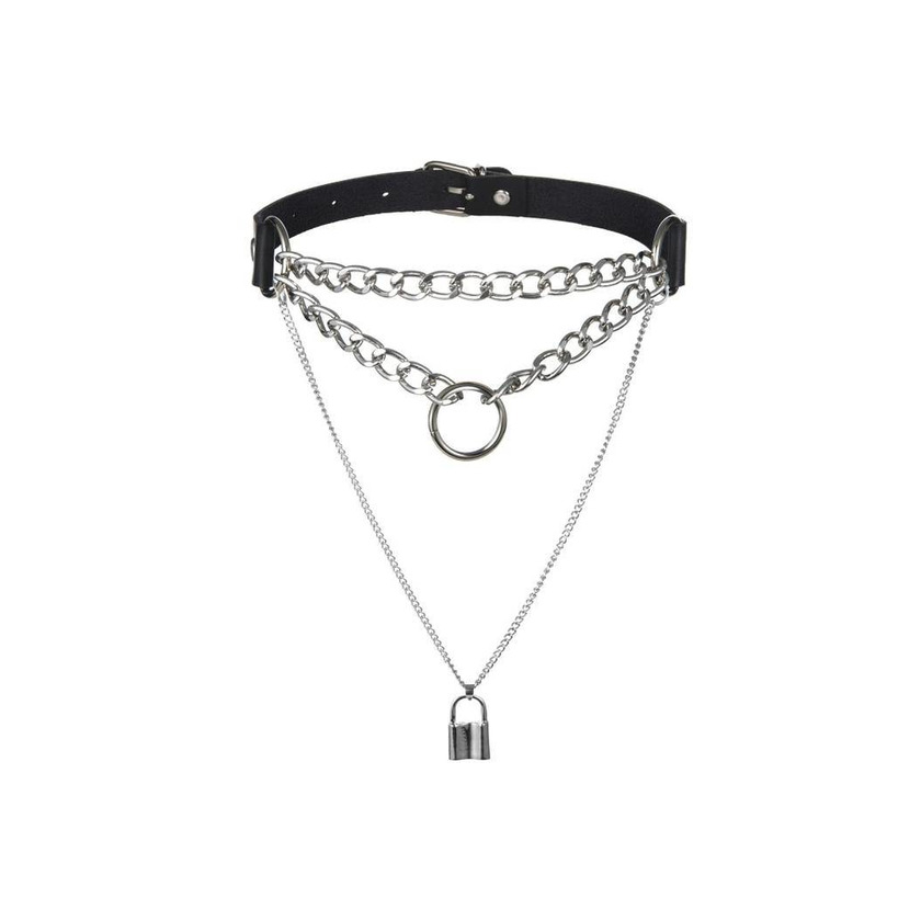 Social Choker w/chains and lock