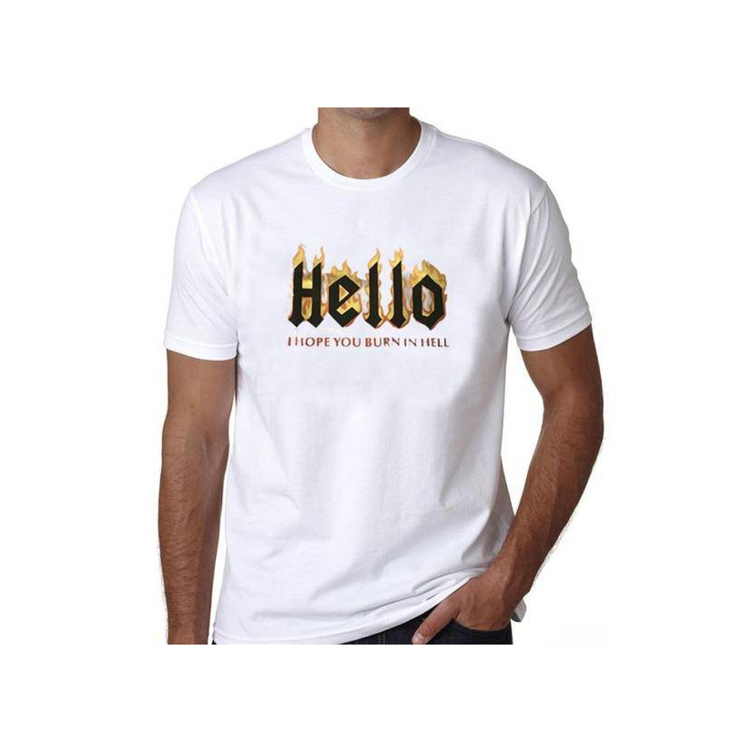 Social 'I hope you burn in hell' t-shirt
