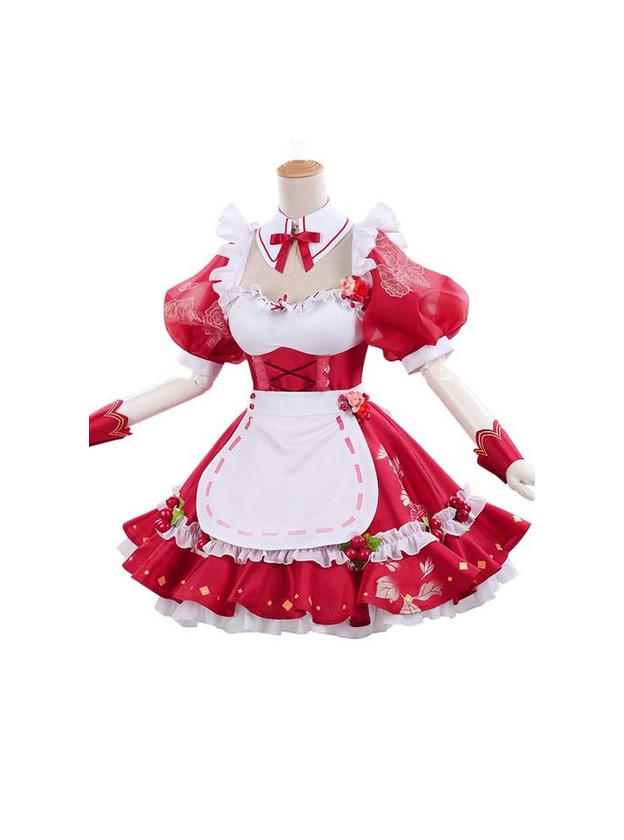 Social Cherry Decoration Red Sweet Lolita Short Sleeves 