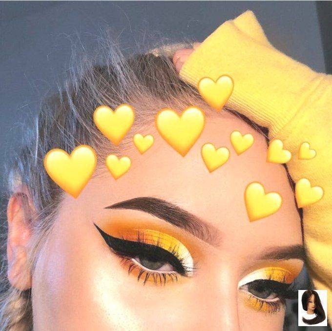 Social Yellow aesthetic makeup✨