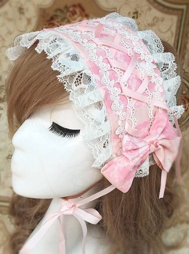 Pink Chiffon Sweet Lolita Hair Band🎀