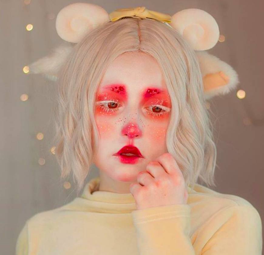 Social Red deer makeup🦌