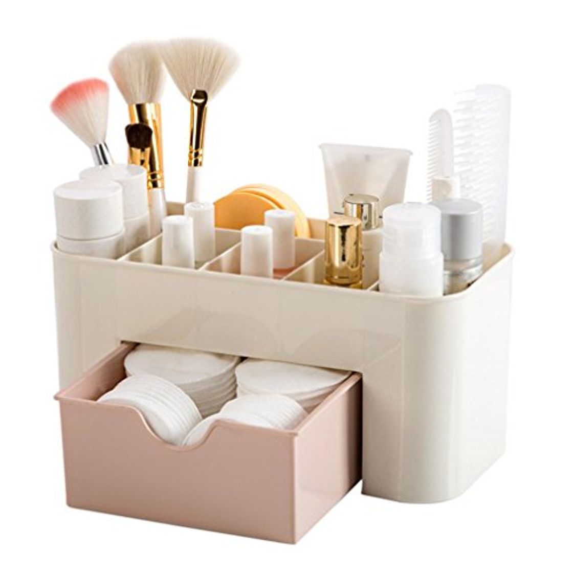 Caja Para Cosméticos Paellaesp Organizador Guardar Espacio De Escritorio Maquillaje Cajón De
