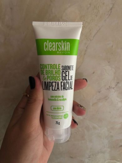 Sabonete em gel limpeza facial - AVON Clearskin 