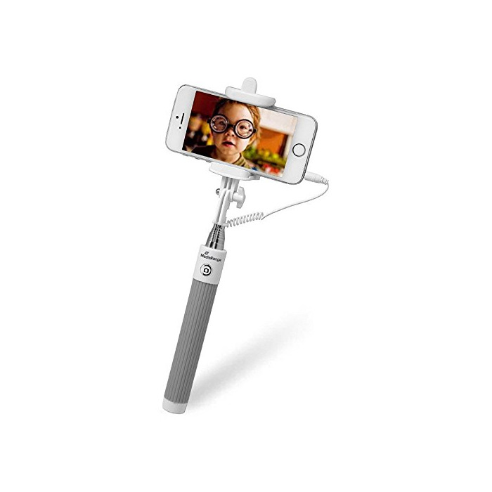Social MediaRange mrma204 Perche Selfie Universal Gris/Color Blanco