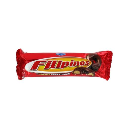Filipinos - Galletas bañadas con chocolate con leche - - 100 g
