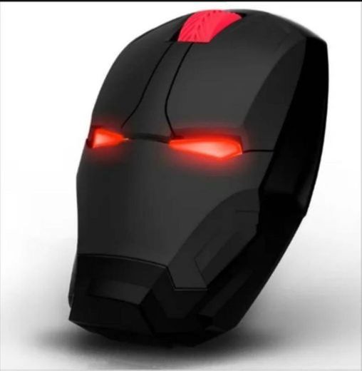 Mouse Inalámbrico De Juego Con Luz Led Y Diseño De Iron Man