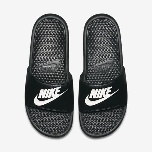 Sandália Nike Benassi JDI Masculina - Preto e Branco
