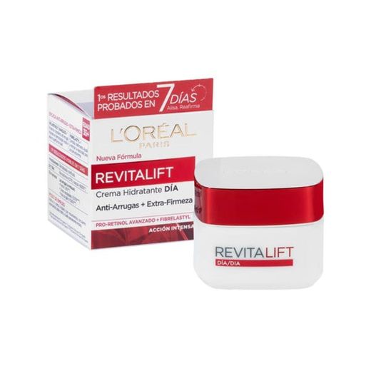 Crema facial hidratante día Revitalift L'Oréal antiarrugas extra firmeza