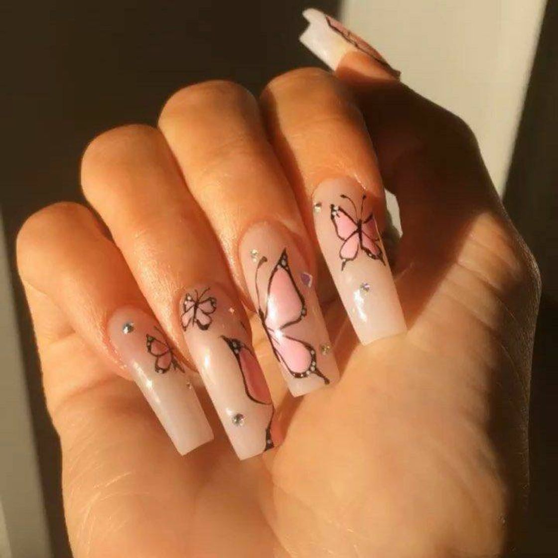 Moda Unhas grandes 🦋🦋