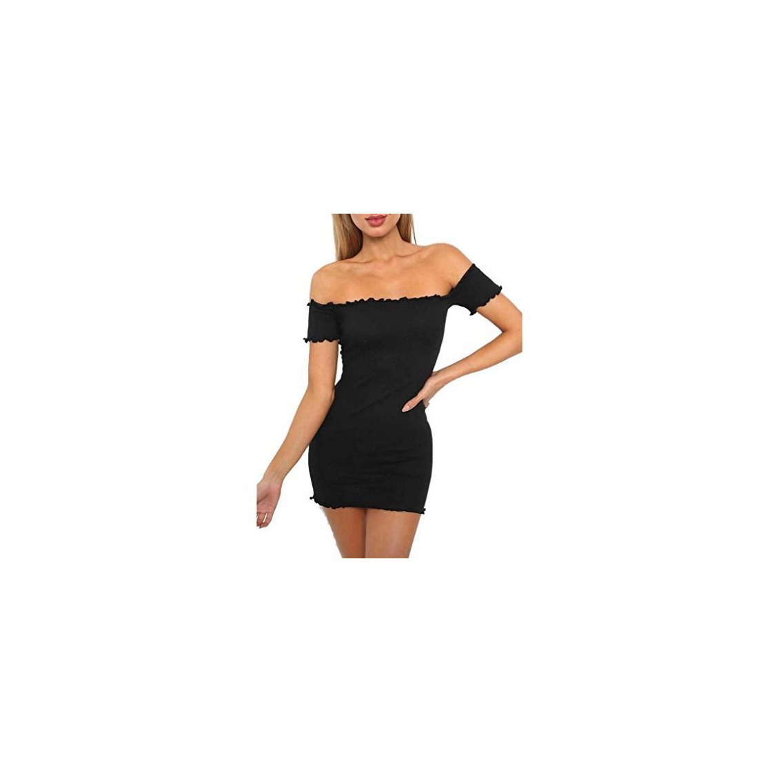 Moda  Vestido de mujer, ♡Xinantime♡ Vestido sin hombros para mujer Mini vestido