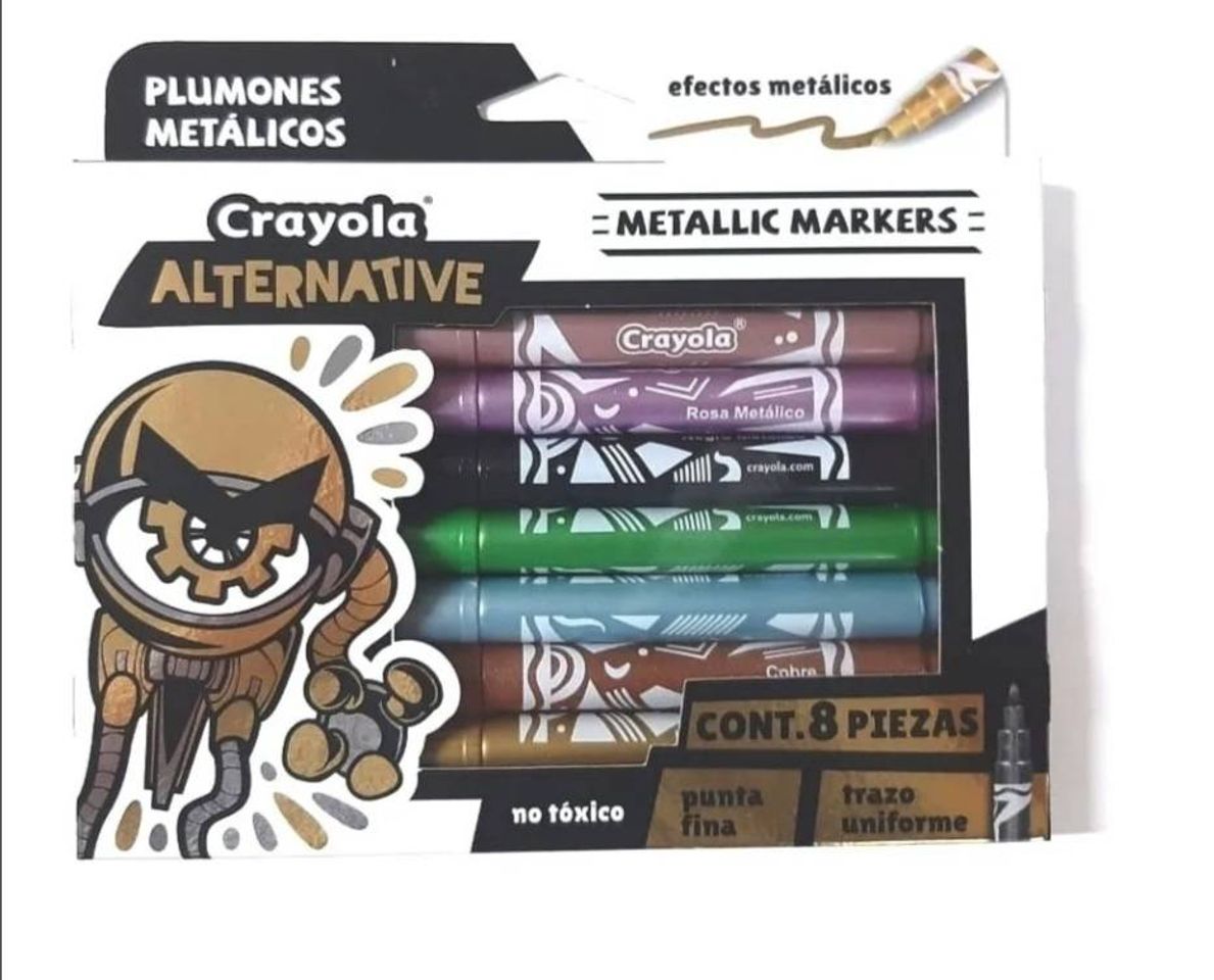 Fashion Crayola alternative, metallic markers 