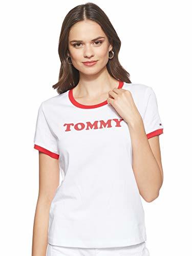 Product Tommy Hilfiger SS tee Slogan Top de Pijama, Blanco