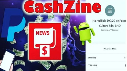 Cazhine Gana dinero Leyendo noticias 
