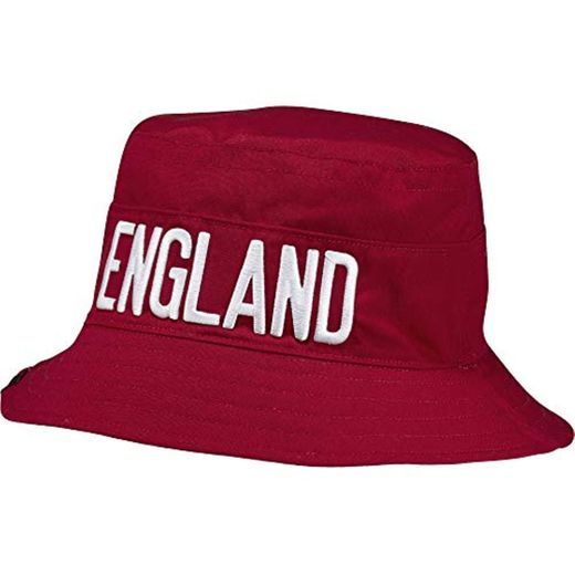 Adidas - Sombrero de pesca, diseño de Inglaterra reversible, rojo