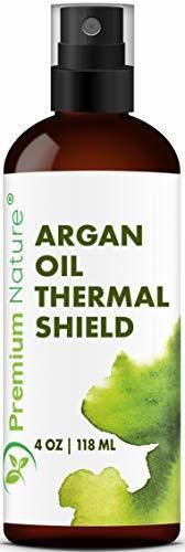 Aceite de Argán Cabello pantalla Spray – 118 ml Protector de calor térmico contra soporte
