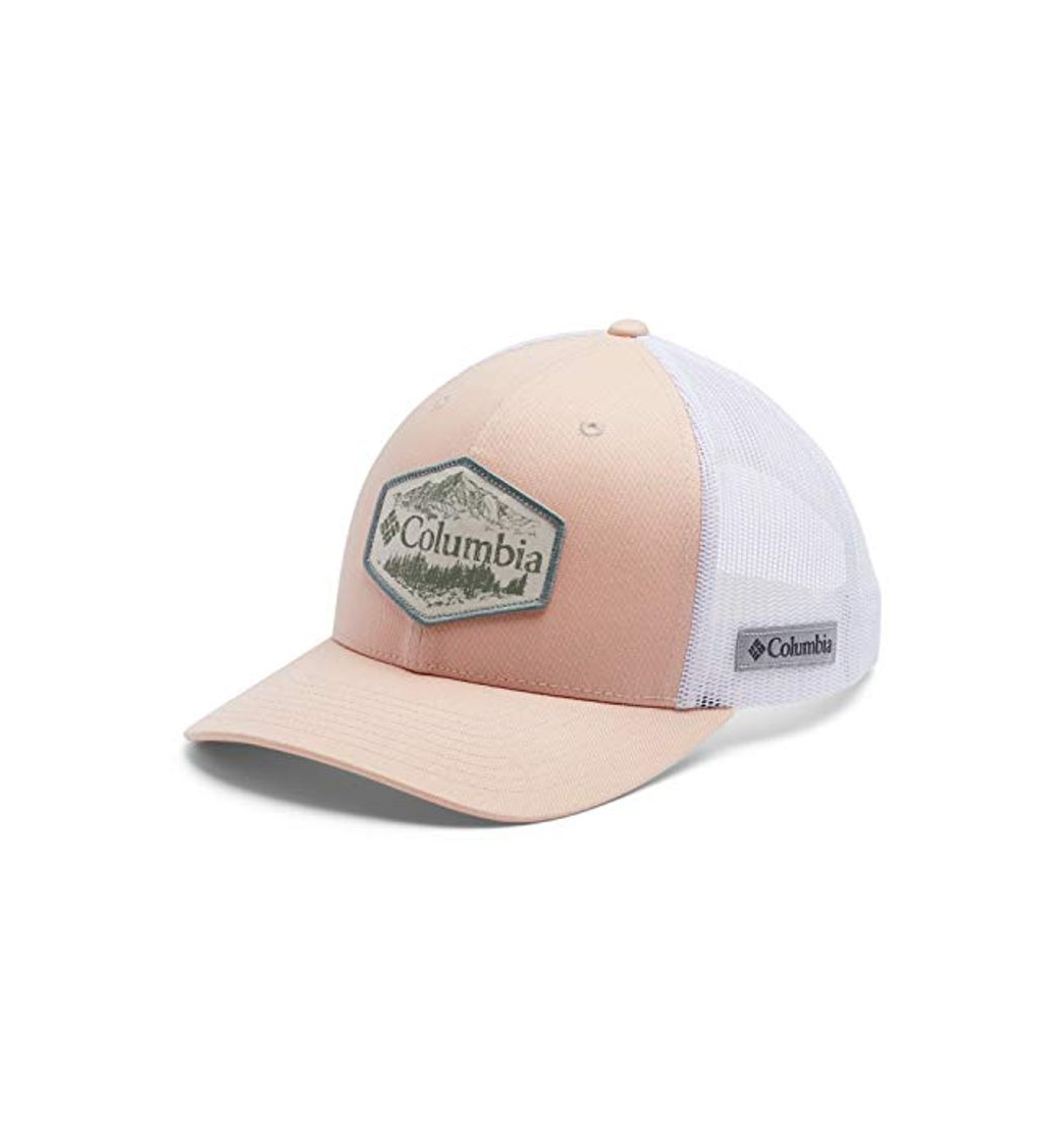 Social Columbia Mesh Gorra unisex, Algodón, Color: Rosa/Blanco