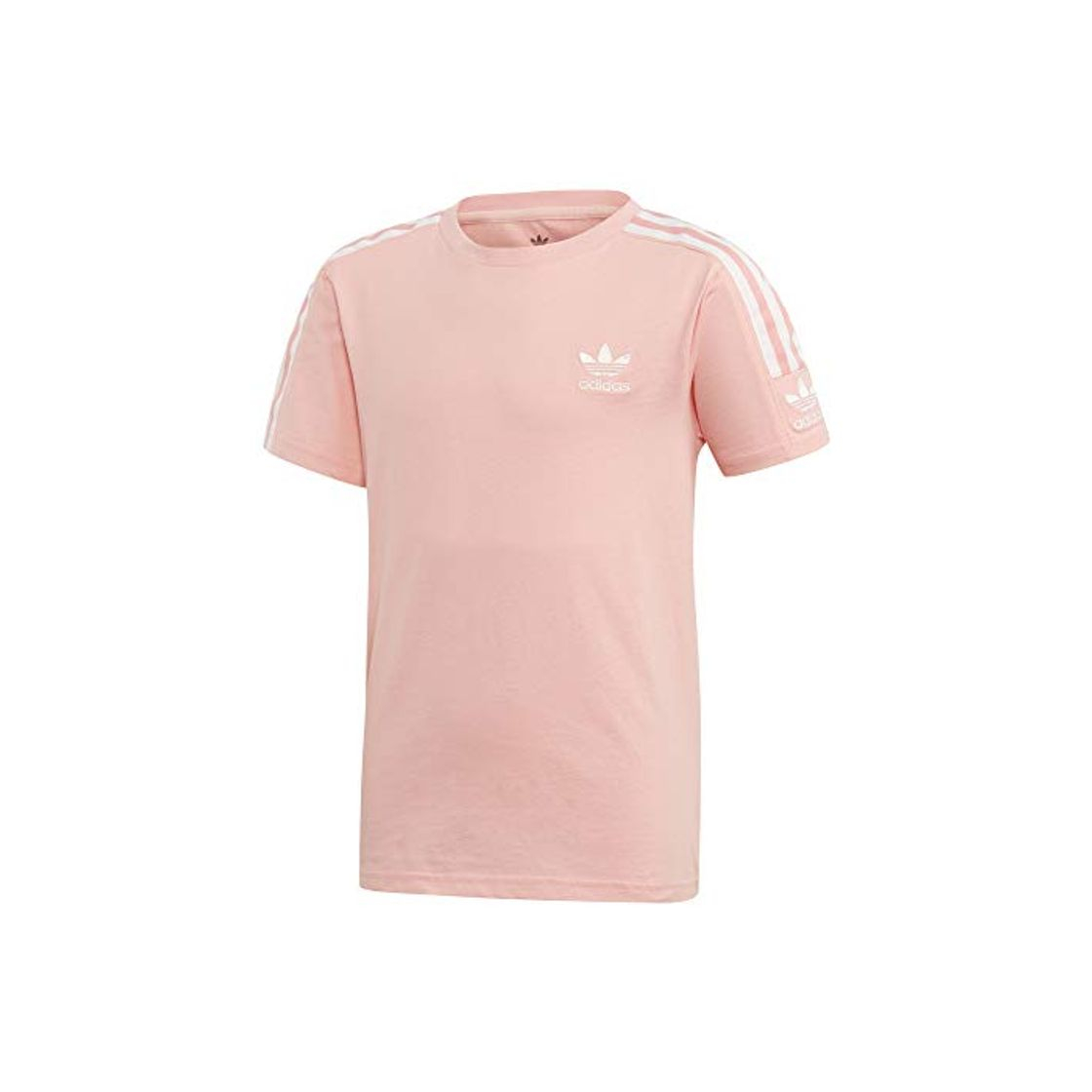 Social adidas New Icon tee Camiseta de Manga Corta, Niños, Rosa