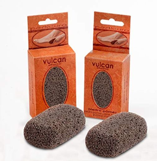 Piedra Pómez Vulcan - Pack de 2 unidades