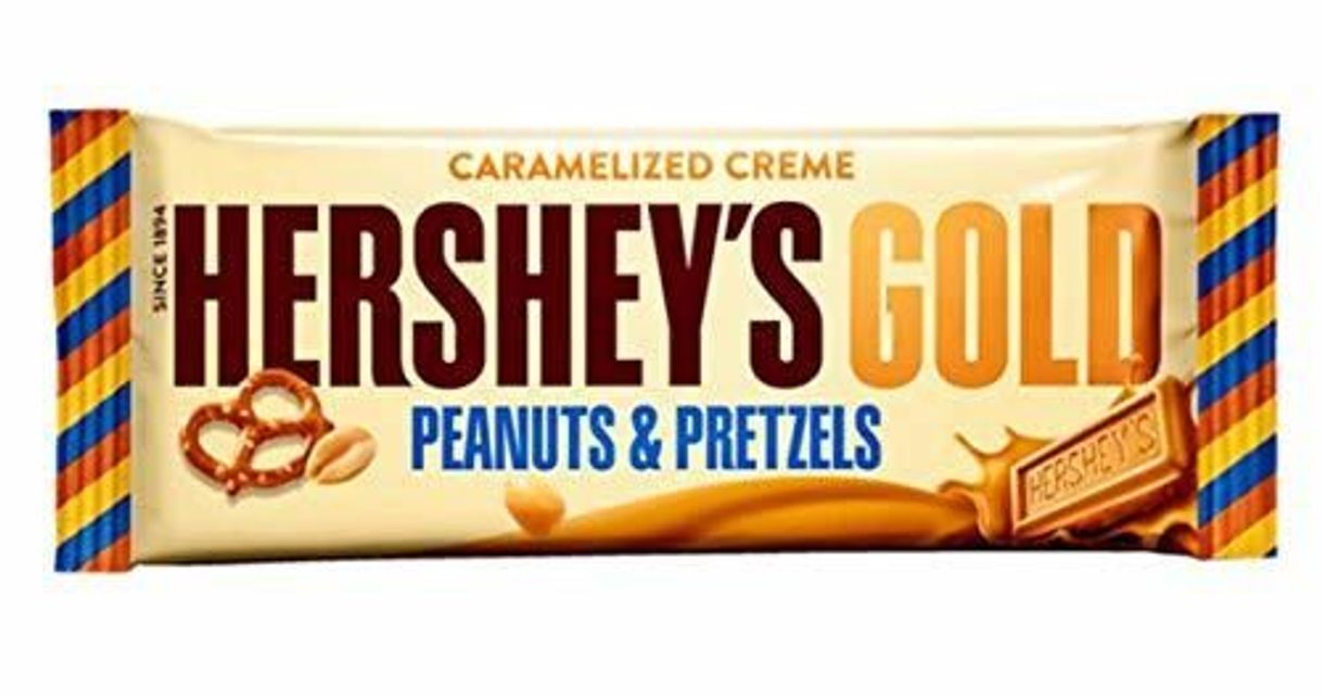 Product Hershey's Gold Caramelised Creme Cacahuetes y Pretzels Bar