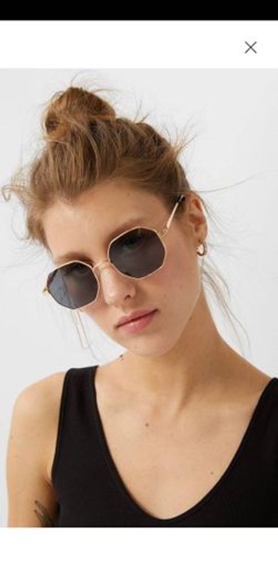 Fashion Gafas metalizadas geométricas - Stradivarius