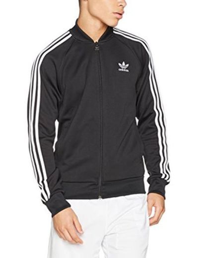 adidas SST TT Sudadera, Hombre, Negro