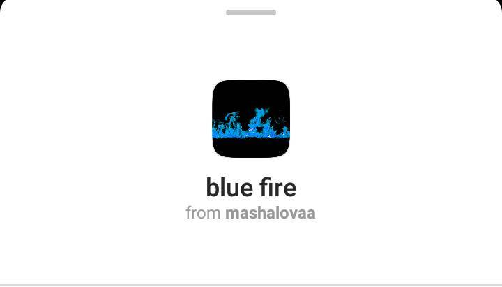 Fashion Blue fire 