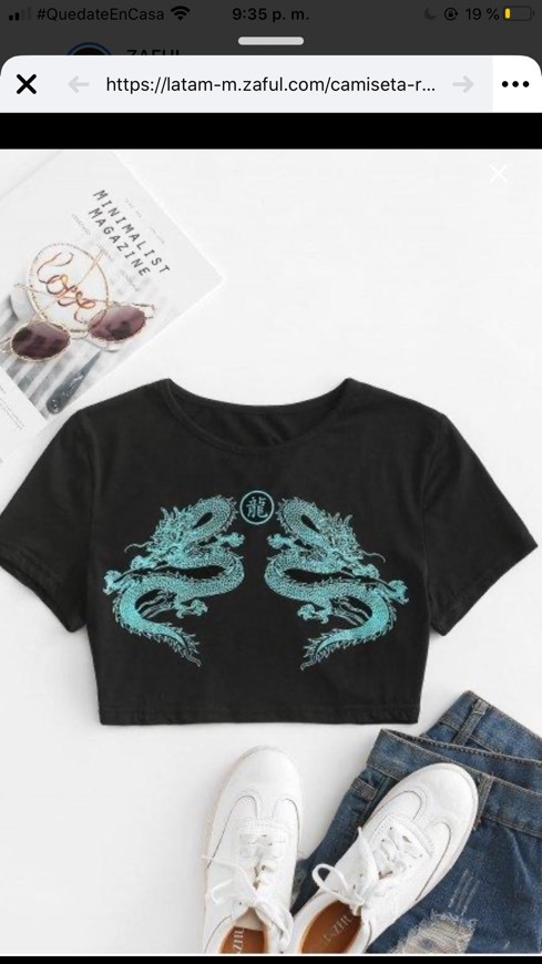 Fashion Oriental Dragon Print