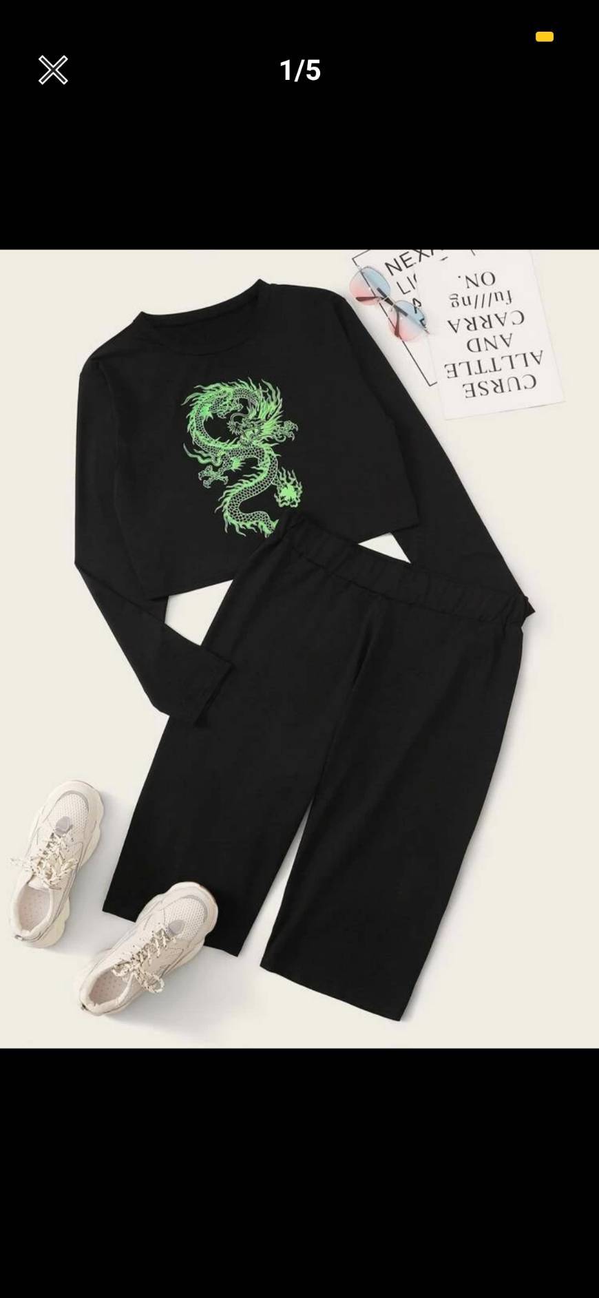 Fashion Conjunto dragon