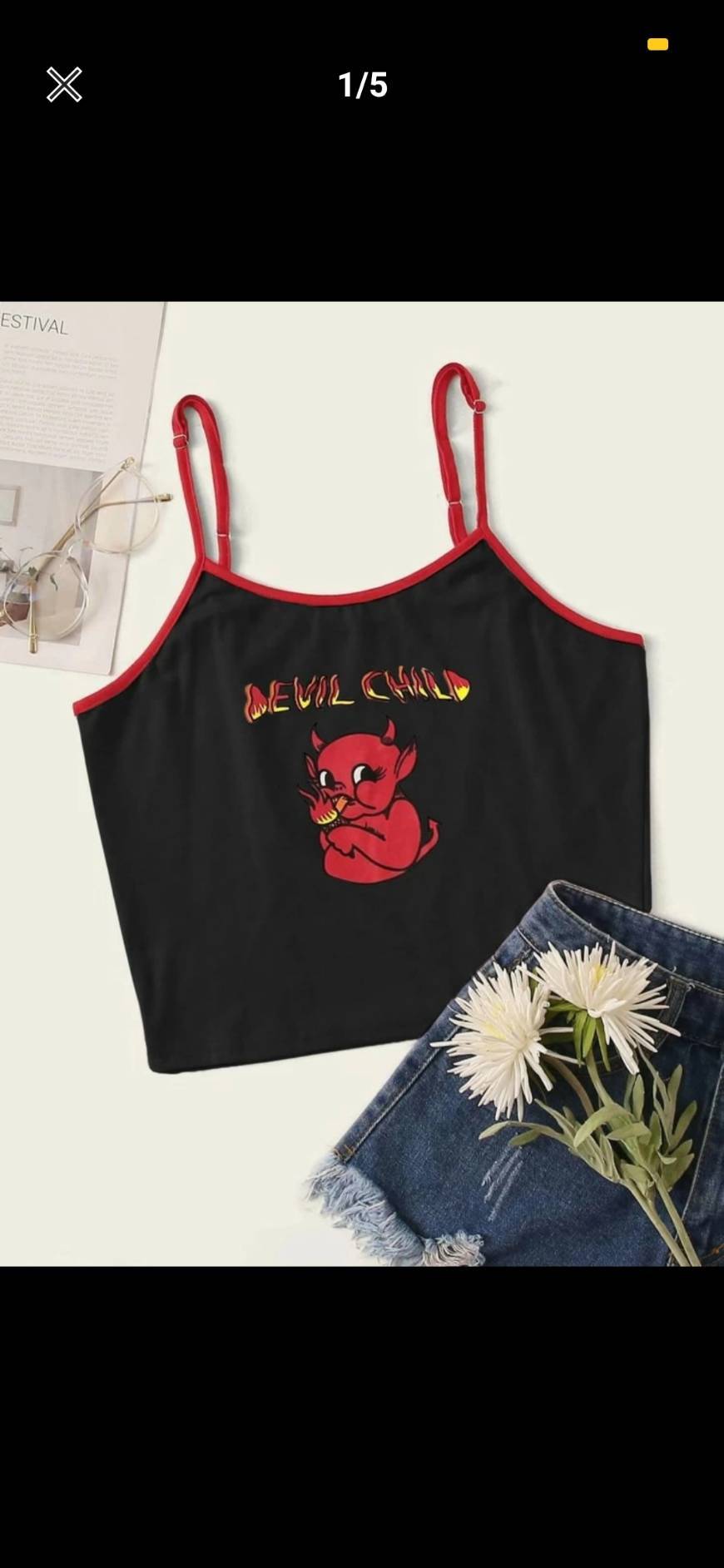 Fashion Top devil child