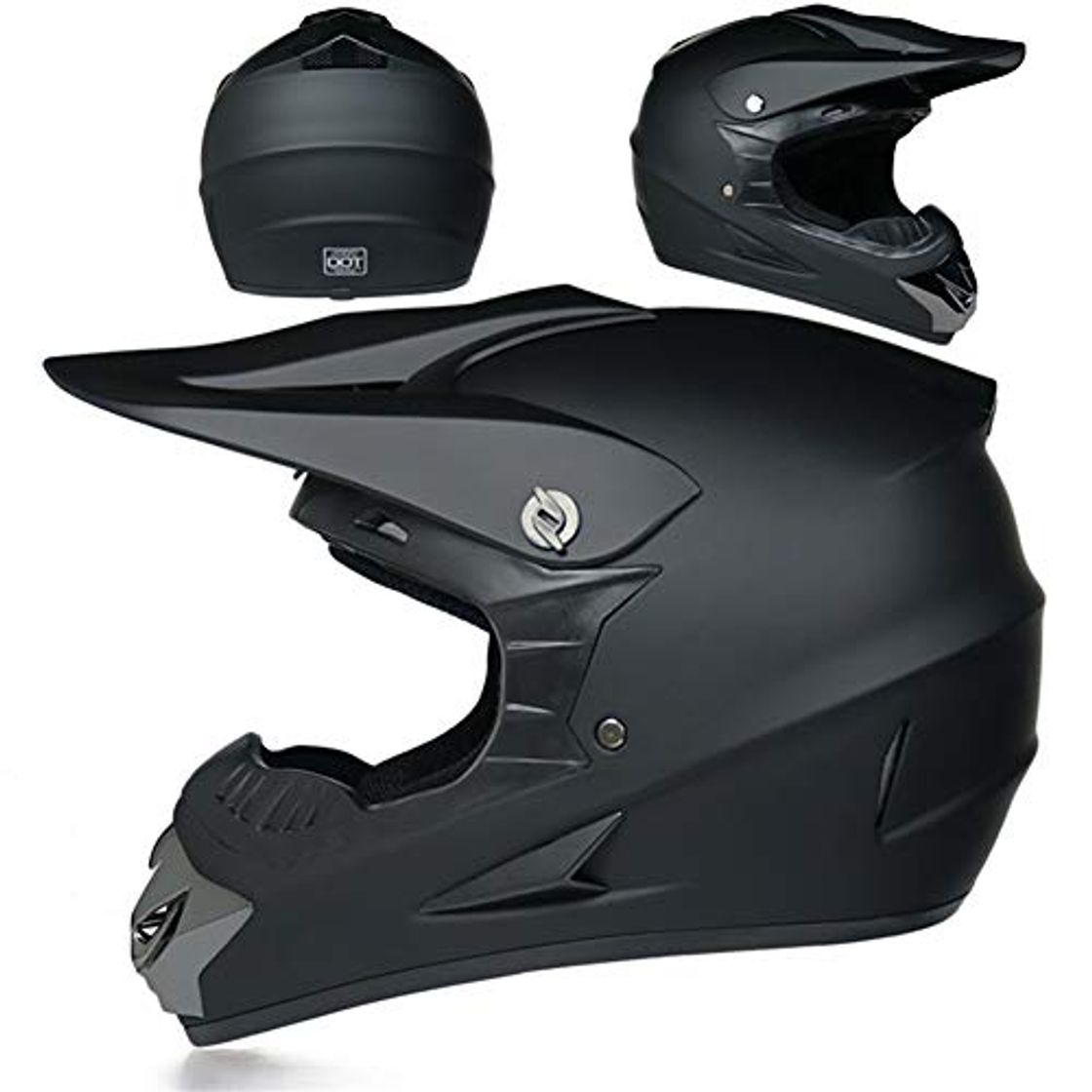 Social NLJYSH Casco de la Motocicleta Motocicleta Campo a través del Casco ATV Dirt Bike MTB Downhill Casco de la Cara Llena libremente 3 Regalos y un montón de Diseño Capacetes Res