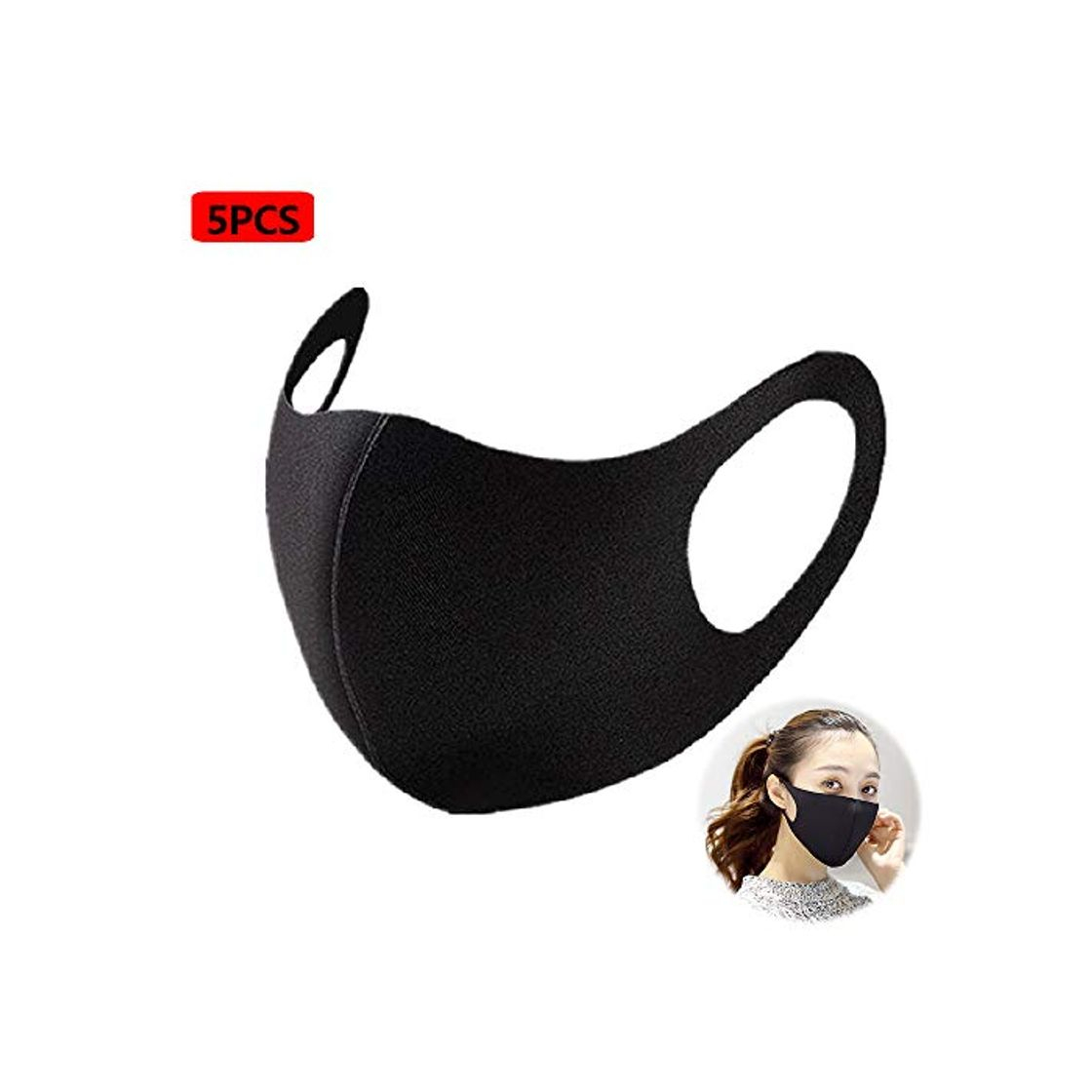 Social OLDHF Las Máscaras A Prueba De Polvo Y Respirable,Máscaras Negro Marea De