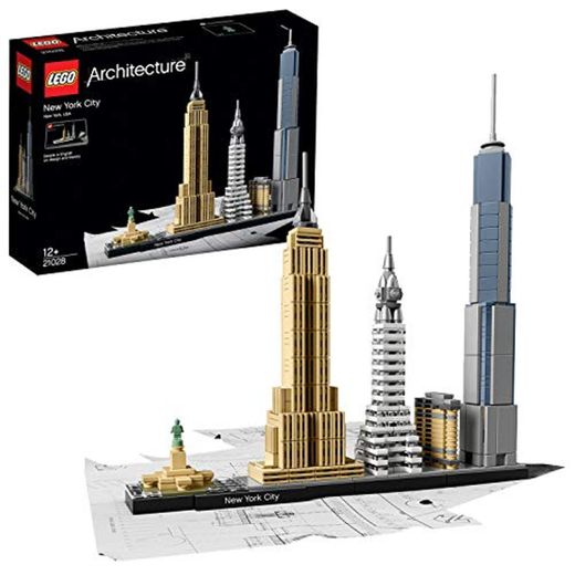 LEGO- Architecture Skyline Collection Juego de Construcción Ciudad de Nueva York, Color