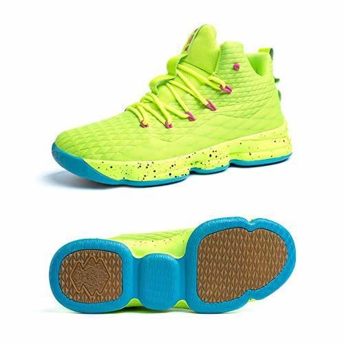 Zapatos Hombre Deporte de Baloncesto Sneakers de Malla para Correr Zapatillas Antideslizantes
