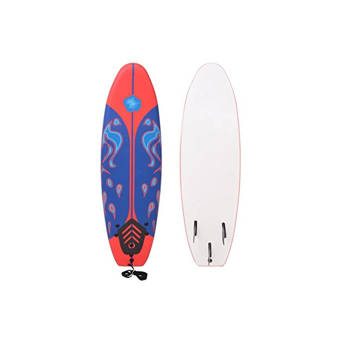 Producto Festnight Tabla de Surf Color de Azul y Roja