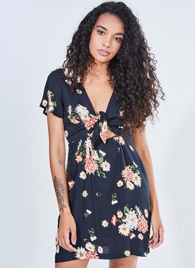 Productos VESTIDO CURTO FLORAL COM AMARRAÇÃO