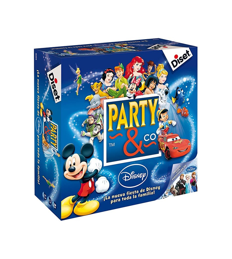 Product Diset- Disney Juego Party, 27.2 x 26.7 x 8.9