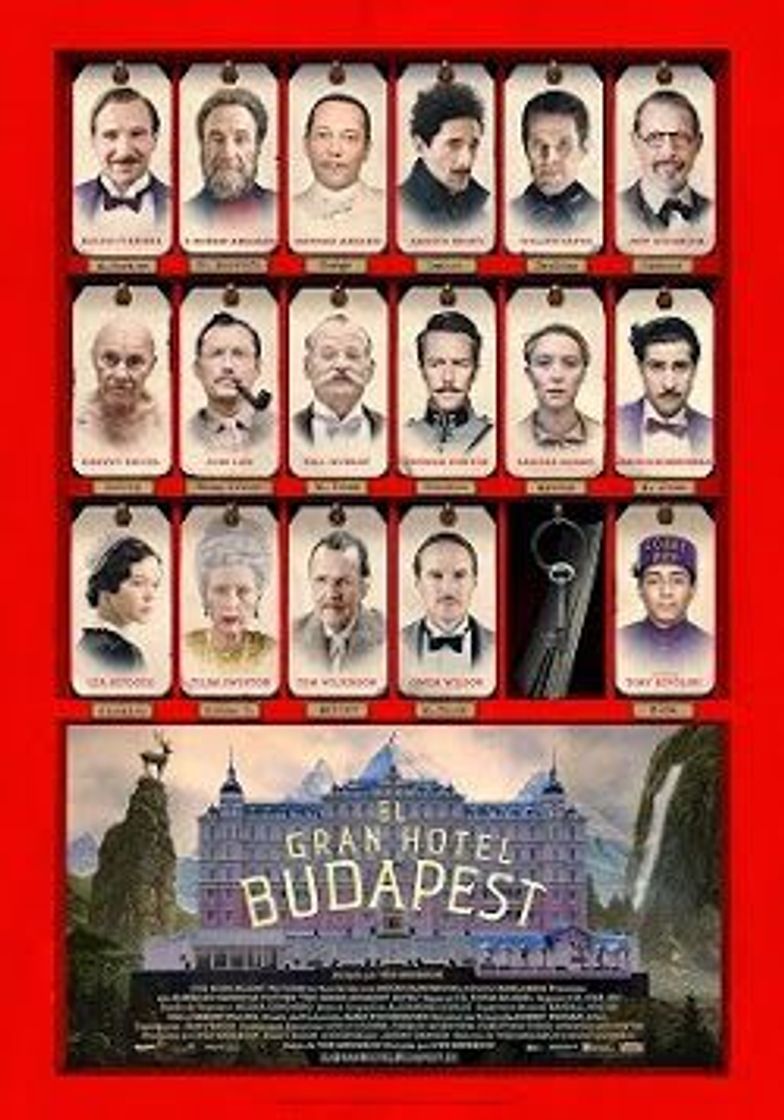 Película El gran hotel Budapest