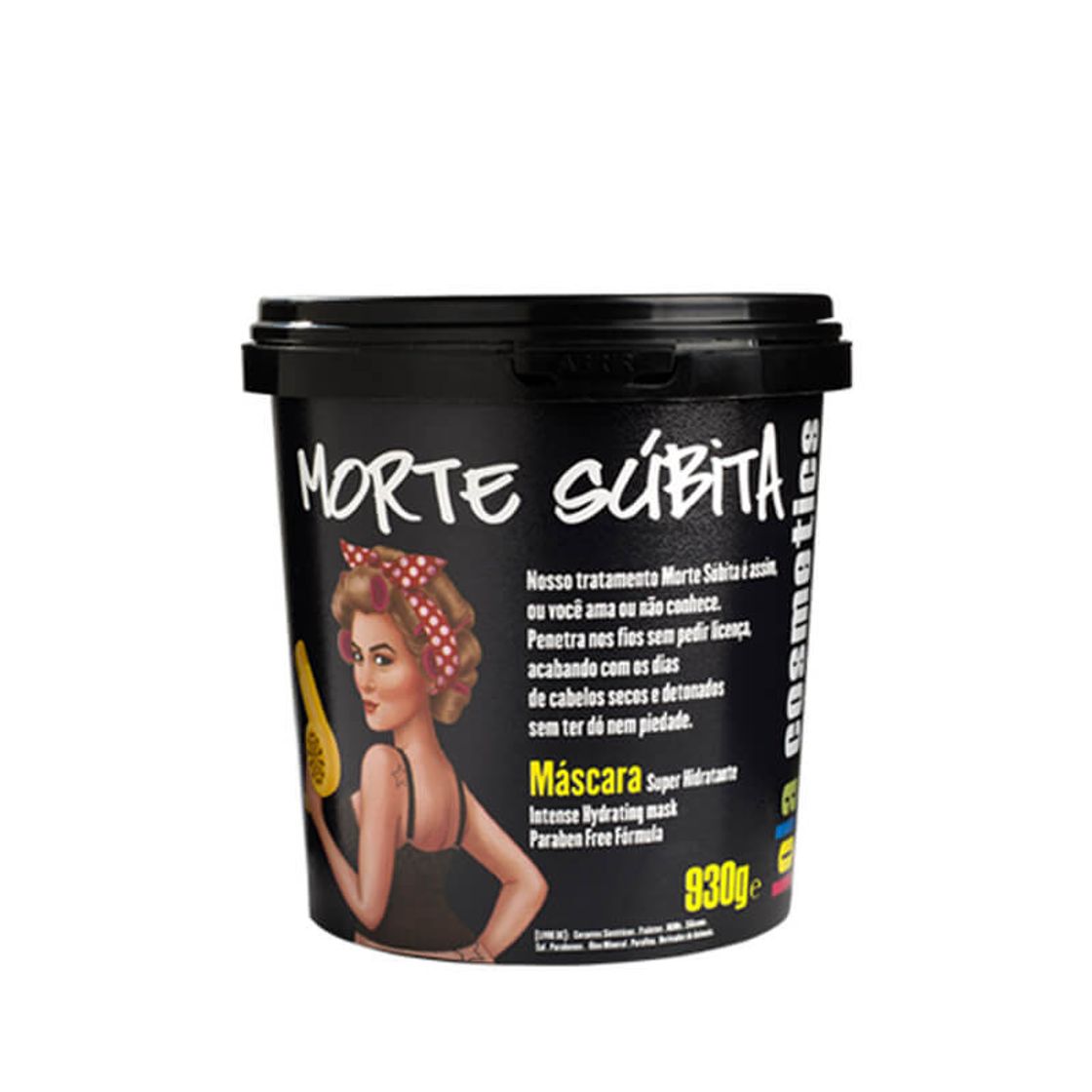 Moda Máscara Super Hidratante Morte Súbita, Lola Cosmetics, 450g