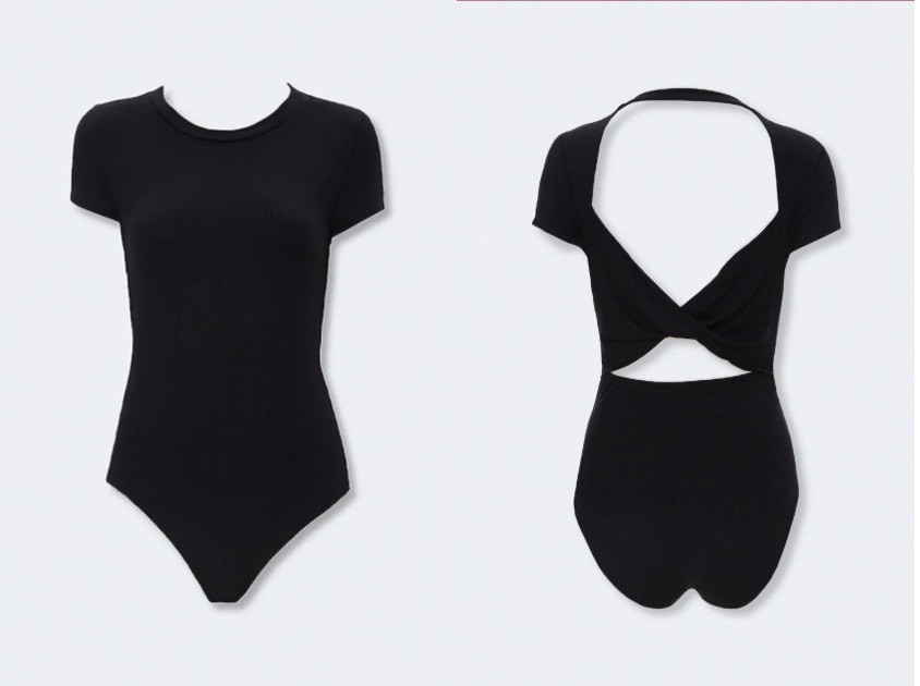 Fashion Twisted Cutout-Back Bodysuit | Forever 21