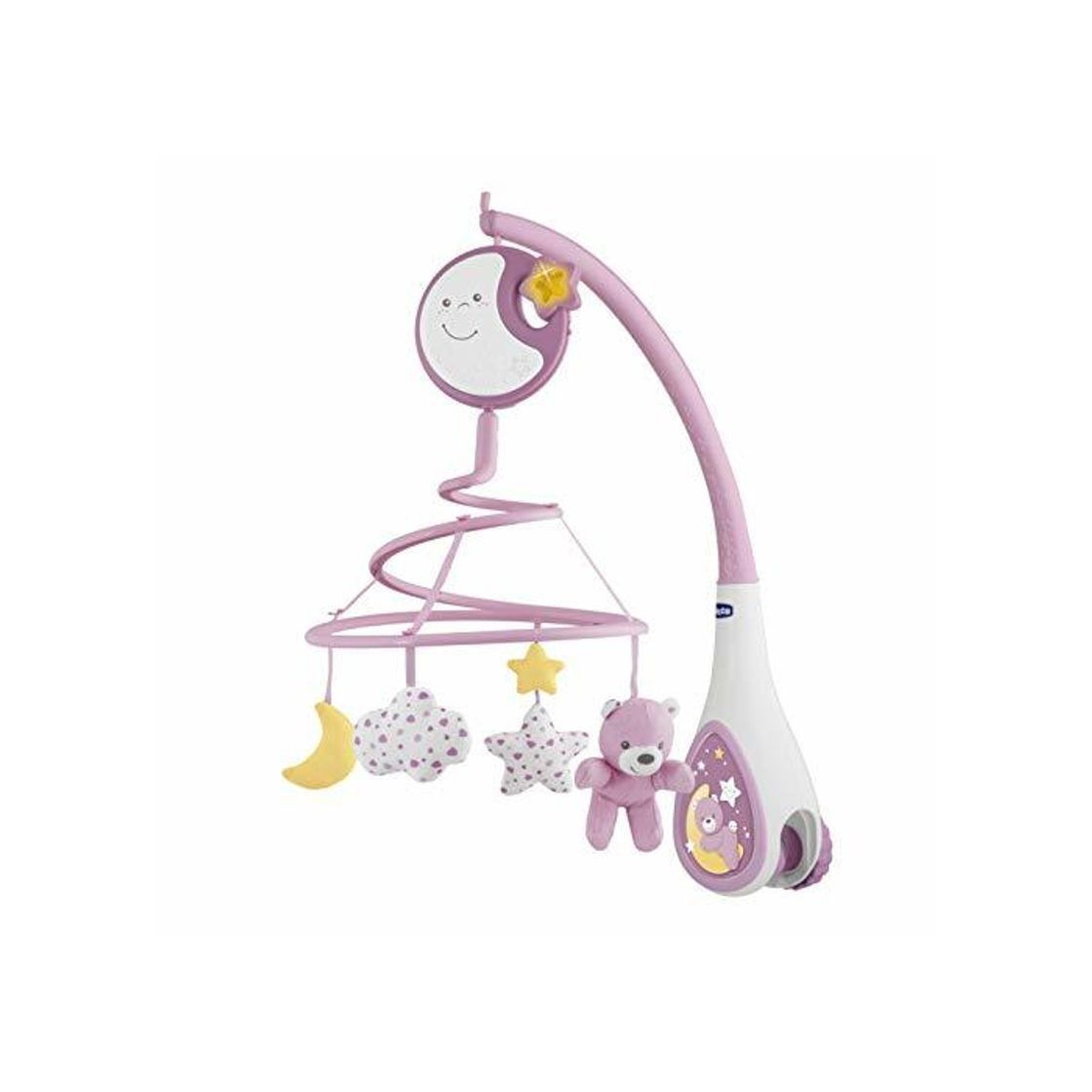 Social Chicco Next2Dreams - Móvil de cuna con melodías y sonidos blancos para