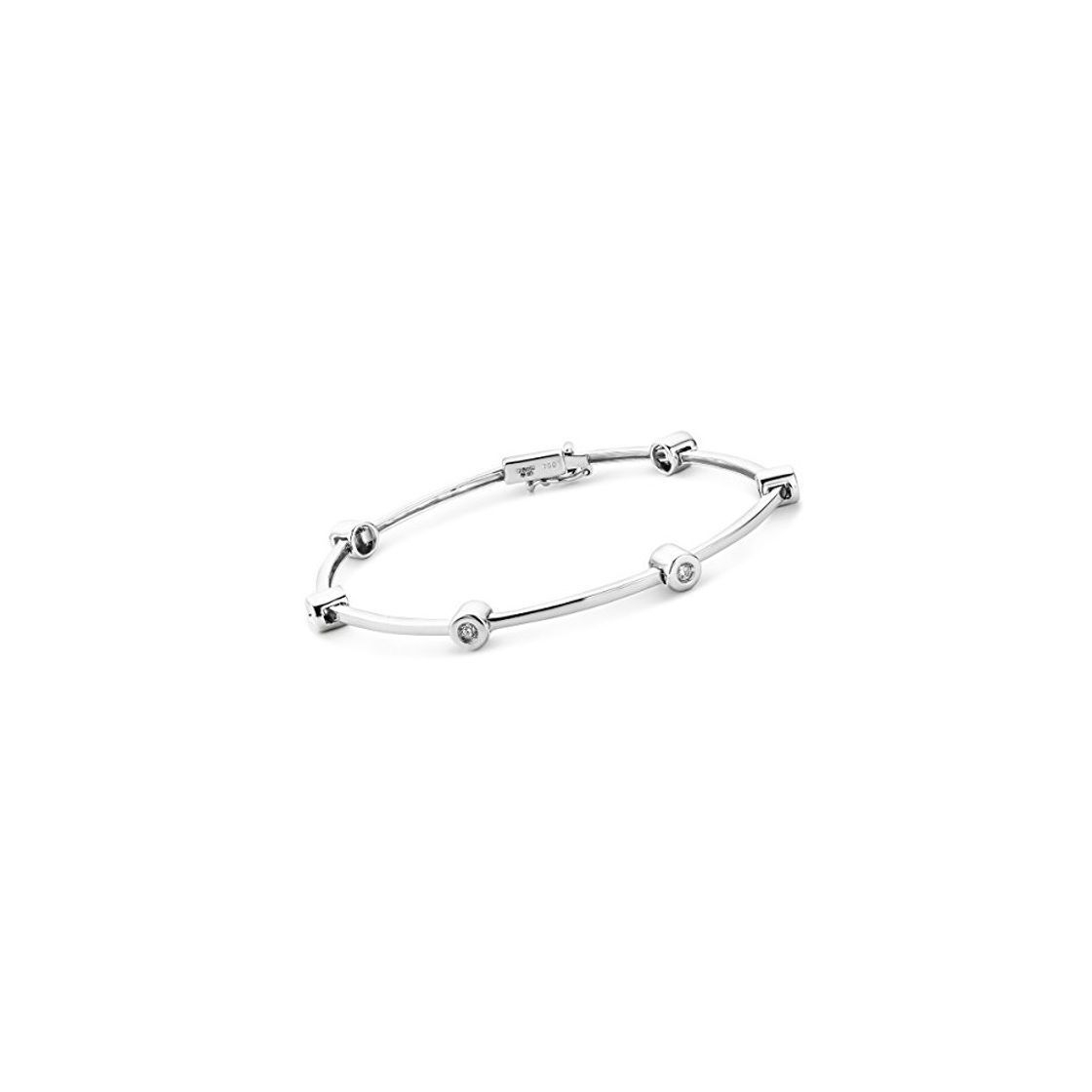 Products Orovi pulsera de señora brazalete 0.23 Ct diamantes en oro blanco de