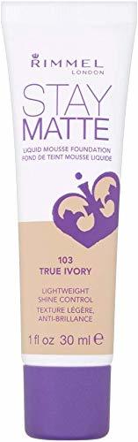 Belleza Rimmel London Stay Matte Base de Maquillaje Tono 103 True Ivory