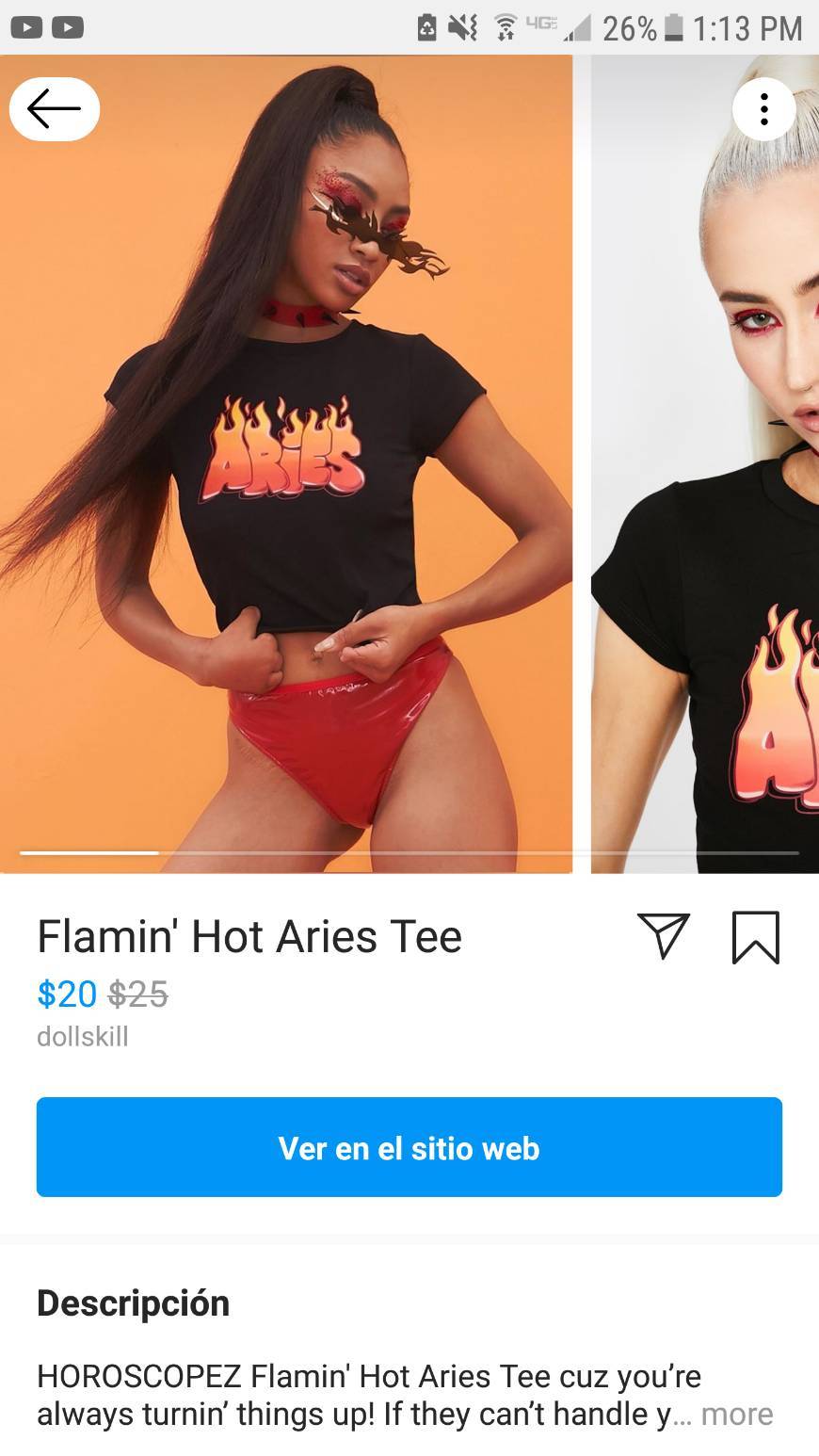 Fashion Flaming hot aries 