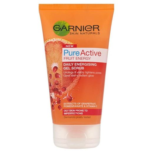 Garnier Pure Active Daily Energising Gel Scrub for Oily Skin 150ml ...